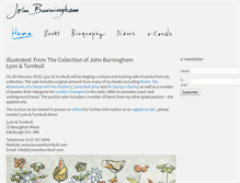 Tablet Screenshot of johnburningham.com